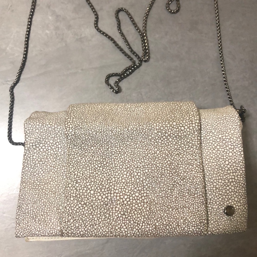 Halston heritage silver crossbody